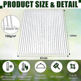NNEDSZ 4mm Polycarbonate Roofing Sheets Clear UV Roof 610x1220mm Bulk 12 Pack