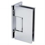 NNEDSZ 90 Degree Stainless steel Glass Shower Door L-Hinge in Chrome