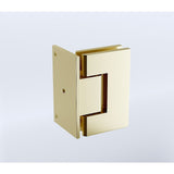 NNEDSZ 90 Degree Stainless steel Glass Shower Door L-Hinge in Gold