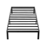 NNEDSZ Single Metal Bed Frame Full Steel Heavy Duty