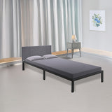 NNEDSZ Single Metal Bed Frame Full Steel Heavy Duty