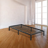 NNEDSZ Single Metal Bed Frame Full Steel Heavy Duty