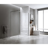 NNEDSZ Glass Shower Screen Square Stabilising Pole in Gold