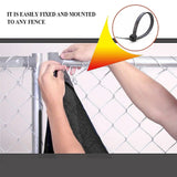 NNEDSZ 20m x 2m Fence Windscreen Privacy Screen Shade Cover Coffee Fabric Mesh Garden