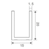 120x80cm Corner Frameless Shower Screen with Nickel Channel and SS Hinges, Round Handle