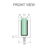 NNEDSZ 120x80cm Corner Frameless Shower Screen with Black Brackets and Brass Hinges, Round Handle
