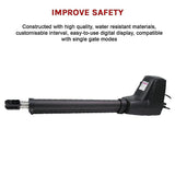 NNEDSZ 400KG Single Swing Auto Motor Remote Gate Opener