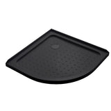 NNEDSZ 100x100cm Rounded Curved Shower Base in Black