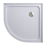 NNEDSZ 90x90cm Rounded Curved Shower Base in White