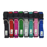 NNEDSZ Bling Glitter Overlay Nylon Dog Collar Breakaway Buckle - Moondidley Pets X- Small Turquoise