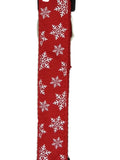 NNEDSZ Christmas Dog Collars Adjustable - Moondidley Pets Medium Red Snow Flakes
