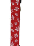 NNEDSZ Christmas Dog Leashes 1.2m - Moondidley Pets Red Snow Flakes