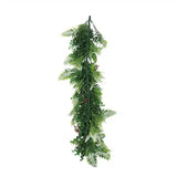 NNEDSZ Artificial Extendable Hanging Christmas Garland UV Resistant 55cm