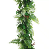 NNEDSZ Artificial Extendable Hanging Christmas Garland UV Resistant 55cm