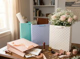 bulk 24 Medium Foil Dot Gift Bag