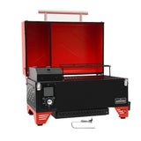NNEDSZ AS350 Portable Wood Pellet Grill - Apple Red