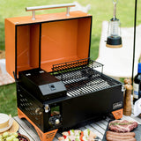 NNEDSZ AS350 Portable Wood Pellet Grill - Cyder Black