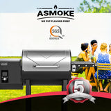 NNEDSZ AS500N-2 WOOD PELLET GRILL SILVER