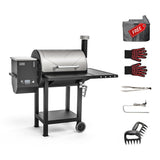 NNEDSZ AS660N-2 WOOD PELLET GRILL SILVER