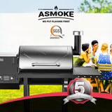 NNEDSZ AS660N-2 WOOD PELLET GRILL SILVER