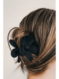 NNEDSZ Claw Clip - Flower - Black
