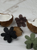 NNEDSZ Claw Clip - Flower - Black