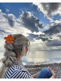 NNEDSZ Claw Clip - Flower - Orange