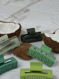 NNEDSZ Claw Clip - Elongated Rectangle - Sage