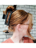 NNEDSZ Claw Clip - Jumbo Elongated Rectangle - Black