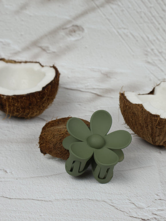 NNEDSZ Claw Clip - Flower - Khaki