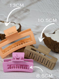 NNEDSZ Claw Clip - Elongated Rectangle - Dandelion