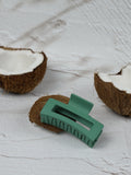 NNEDSZ Claw Clip - Elongated Rectangle - Pine Green