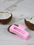 NNEDSZ Claw Clip - Medium Elongated Rectangle - Fairy Floss