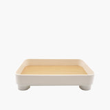 NNEDSZ Parthenon White Square Tray