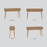 NNEDSZ Console Hallway Table - Natural