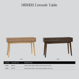 NNEDSZ Hirado Console Hallway Table - Cocoa