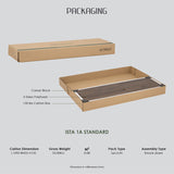 NNEDSZ Hirado Console Hallway Table - Cocoa