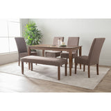 NNEDSZ Allergo Dining Table 150cm Timber Dining Table - Cocoa