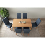 NNEDSZ Allergo Dining Table 150cm Timber Dining Table - Natural
