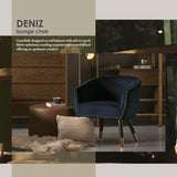 NNEDSZ Deniz Lounge Chair Tub Chair Accent Armchair - Blue