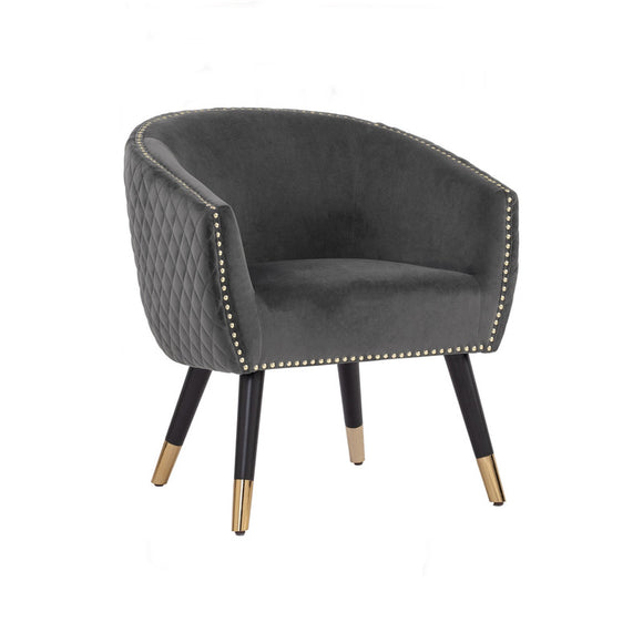 NNEDSZ Deniz Lounge Chair Tub Chair Accent Armchair - Grey