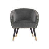 NNEDSZ Deniz Lounge Chair Tub Chair Accent Armchair - Grey