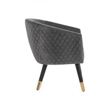 NNEDSZ Deniz Lounge Chair Tub Chair Accent Armchair - Grey
