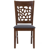 NNEDSZ Asbel Timber Dining Chair x2  - Cocoa