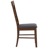 NNEDSZ Asbel Timber Dining Chair x2  - Cocoa