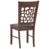NNEDSZ Asbel Timber Dining Chair x2  - Cocoa