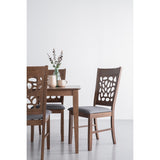 NNEDSZ Asbel Timber Dining Chair x2  - Cocoa