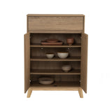 NNEDSZ Sideboard Hallway Table Shoe Cabinet - Natural