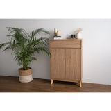 NNEDSZ Sideboard Hallway Table Shoe Cabinet - Natural