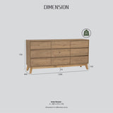 NNEDSZ Hirado Sideboard Buffet - Natural
